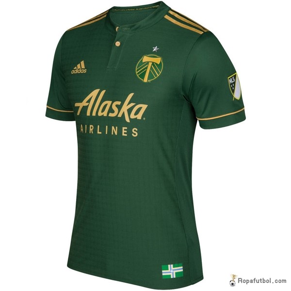 Camiseta Portland Timbers Replica Primera Ropa 2017/18 Verde